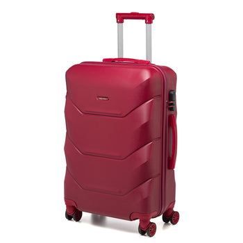 Trolley medio rigido bordeaux in ABS Romeo Gigli, Valigie, SKU o912000207, Immagine 0